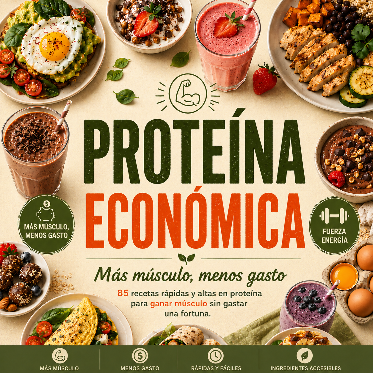 💪 PROTEÍNA ECONÓMICA – Más Músculo, Menos Gasto.